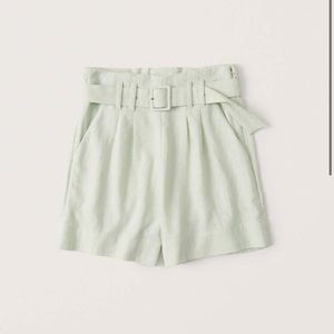 Abercrombie linen-blend shorts